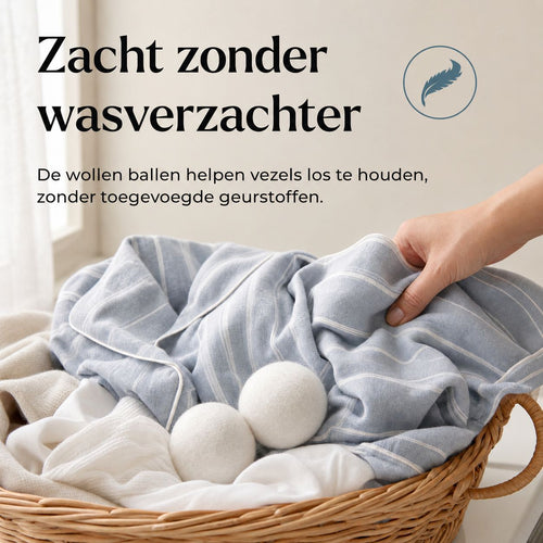 Drogerballen van Wol - 6 stuks